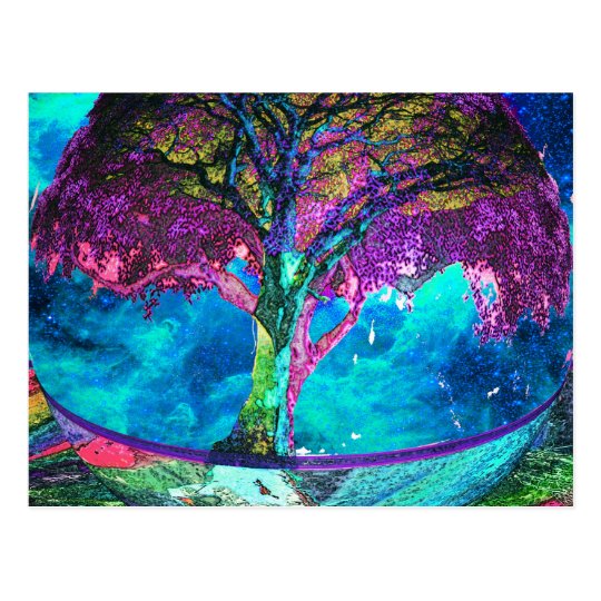 Tree of Life Meditation Postcard | Zazzle.com