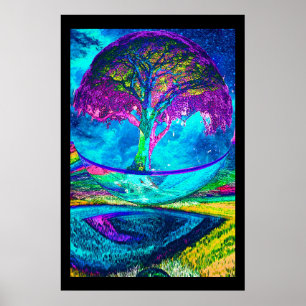 Tree of Life Meditation Poster