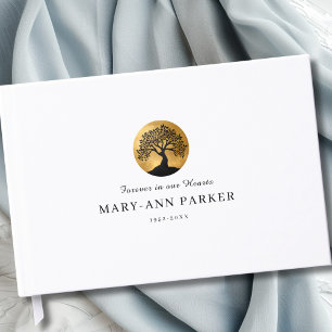 Tree of Life!  Memorial White Custom Guest Book