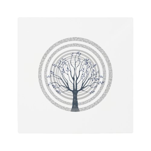 Tree of life metal print