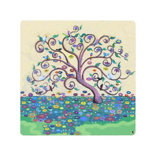 Tree of life metal print