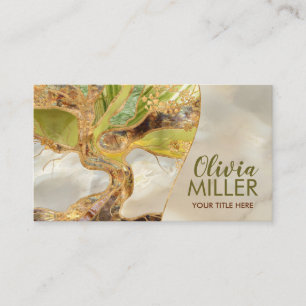 Tree of life - Mineral and Marble textures Business Card