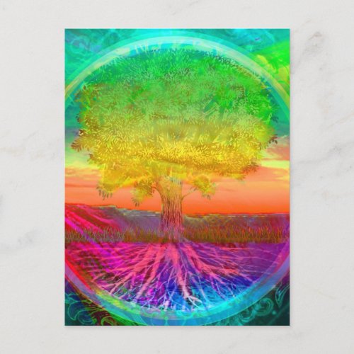 Tree of Life Miracles Postcard