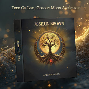 Tree of Life – Moonlit Enlightenment 3 Ring Binder