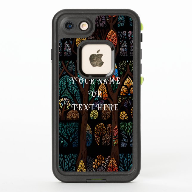 Tree of Life Mosaic Glass LifeProof iPhone Case (Back)