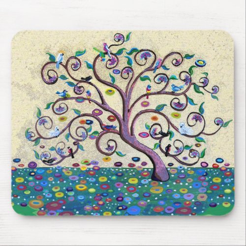 Tree of life mouse pad