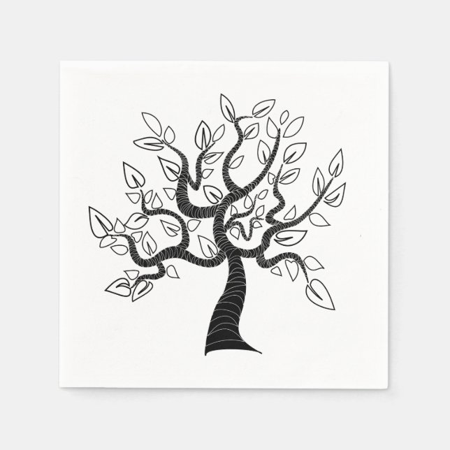 Tree of Life Napkins - Customizable (Front)