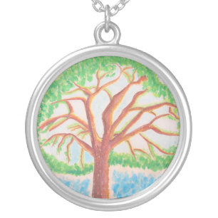 Tree of Life-necklace Silver Plated Necklace