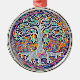 Tree of Life New Beginnings Amelia Carrie Metal Ornament
