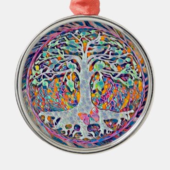 Tree Of Life New Beginnings  Amelia Carrie Metal Ornament by thetreeoflife at Zazzle