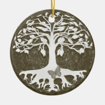 Tree Of Life New Beginnings By Amelia Carrie Ceramic Ornament by thetreeoflife at Zazzle