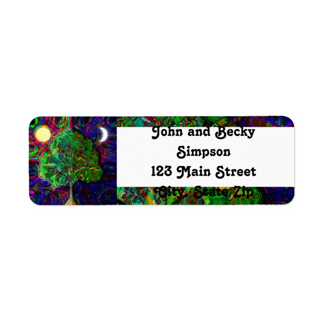 Tree of Life Night and Day Label (Front)