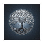 Tree Of Life Nova Blue Canvas Print at Zazzle