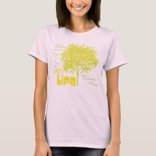 Tree of Life Organic Christian Scripture t-shirt