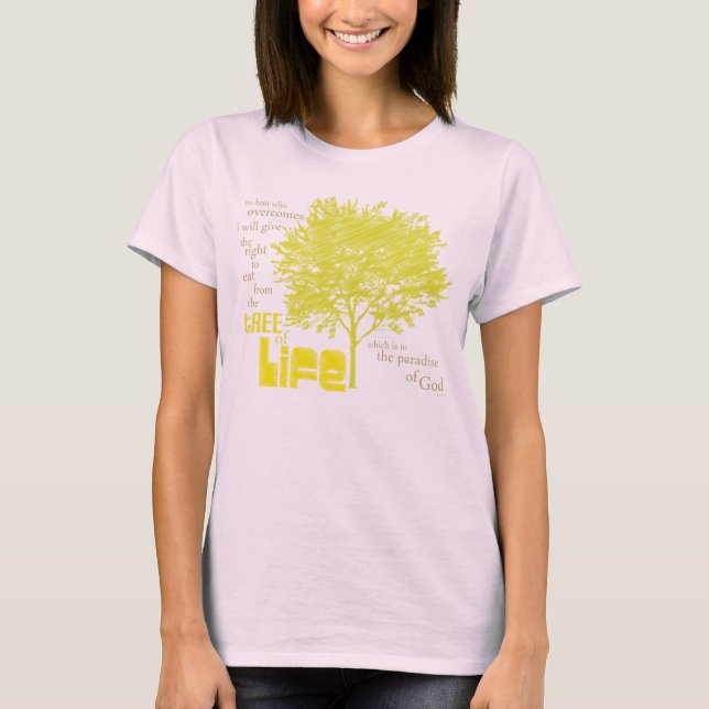 Tree of Life Organic Christian Scripture t-shirt (Front)