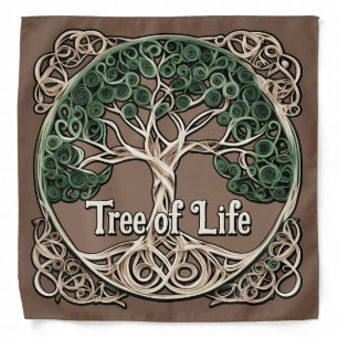 Tree of Life Paper Quilling Bandana