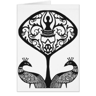 "Tree of Life" papercut design by Jennifer Kuhns Cards