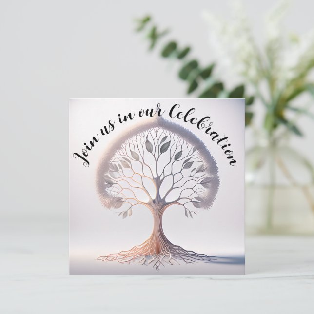 Tree of Life Party Invitation (Standing Front)