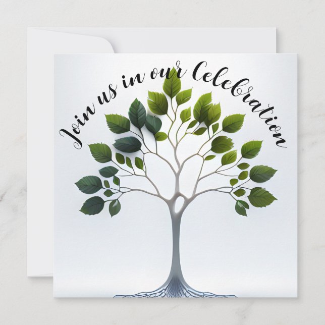 Tree of Life Party Invitation (Front)