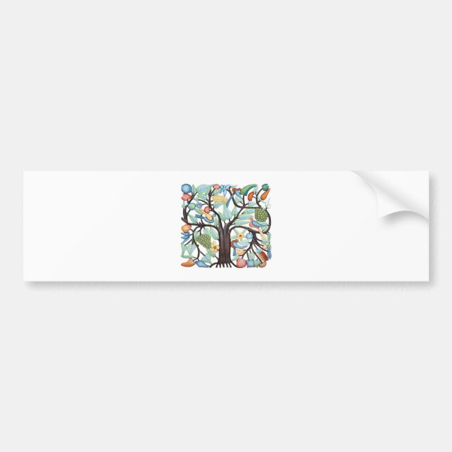 TREE of LIFE pastel Bumper Sticker (Front)