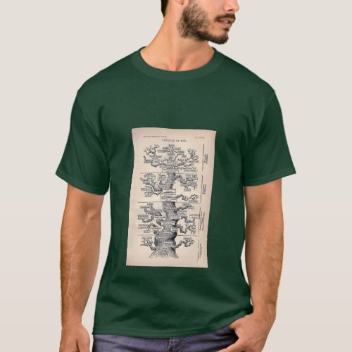 Tree Of Life  Pedigree Of Man T_Shirt