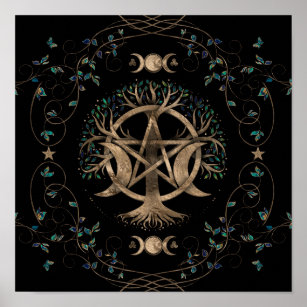 wiccan pentacle wallpaper