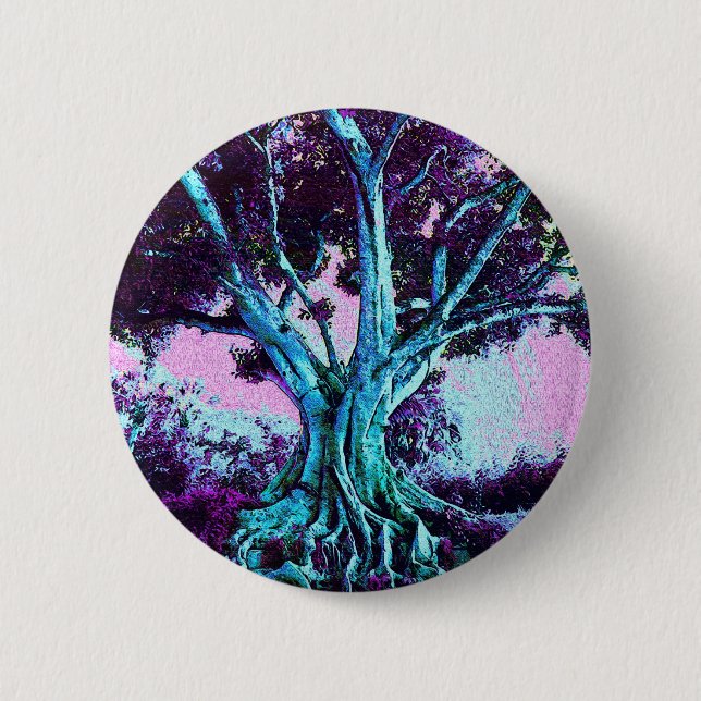Tree of Life Pinback Button (Front)