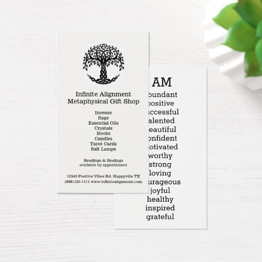 Tree of Life Positive Affirmations I AM (Desk)