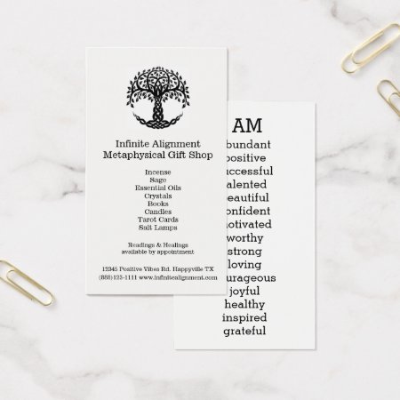 Tree Of Life Positive Affirmations I Am