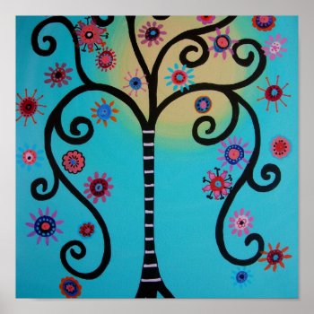Tree Of Life Poster by prisarts at Zazzle