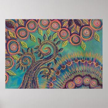 Tree Of Life Poster by ch_ch_cheerful at Zazzle