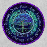 Tree Of Life Purple Patch at Zazzle
