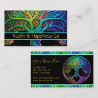 Tree of Life Rainbow Health Business Card