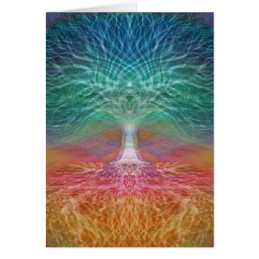 Tree of Life Rainbow Hearts Cards (Front)