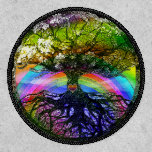 Tree Of Life Rainbow Patch at Zazzle