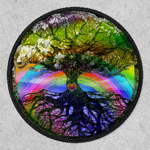 Tree of Life Rainbow Patch