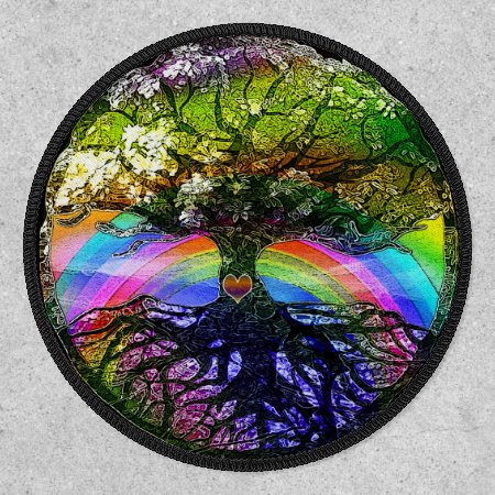 Tree Of Life Rainbow Patch