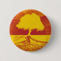 Tree of Life Relaxation Pinback Button