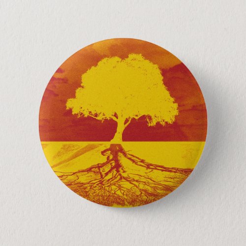 Tree of Life Relaxation Pinback Button