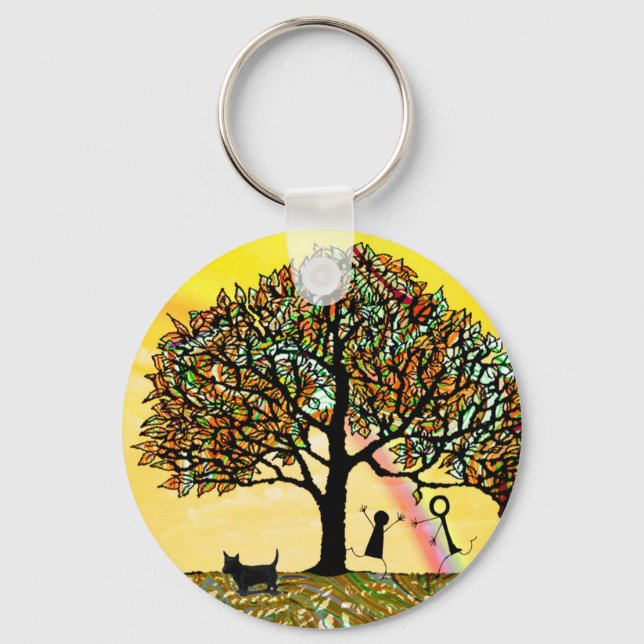 Tree of Life Renew Keychain (Front)
