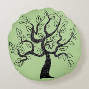 Tree Of Life Round Pillow
