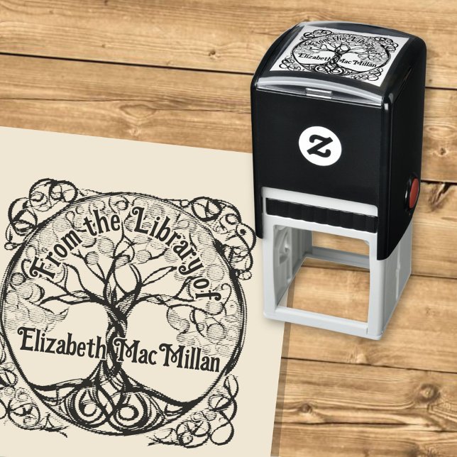Tree of Life Rubber Ex Libris Stamp (Creator Uploaded)