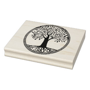 Tree Of Life Rubber Stamp