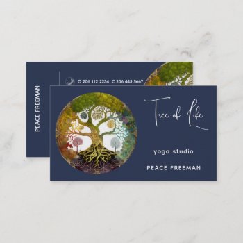 Tree Of Life | Seasons Business Card by margaretdill at Zazzle