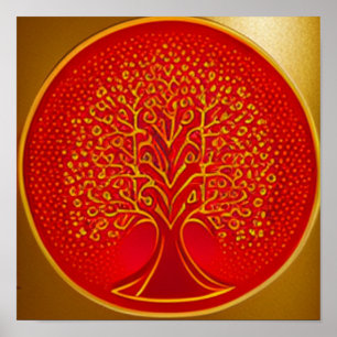 Tree of Life Sephirot Poster