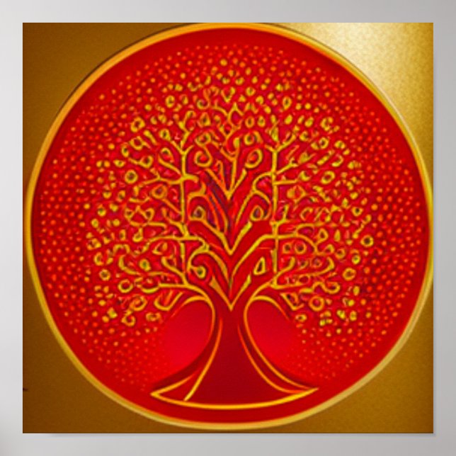 Tree of Life Sephirot Poster (Front)