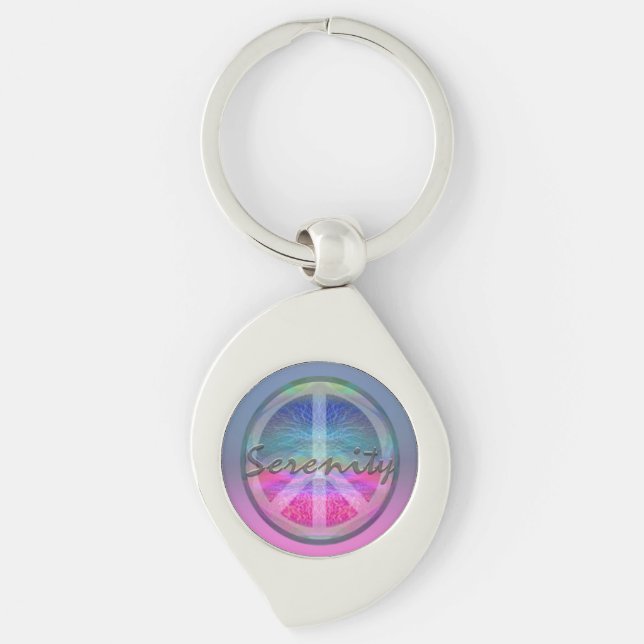 Tree of Life Serenity Keychain (Front)