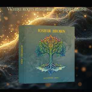 Tree of Life Shifting Dawn 3 Ring Binder