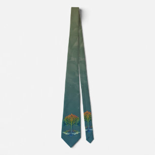 Tree of Life Shifting Dawn Neck Tie