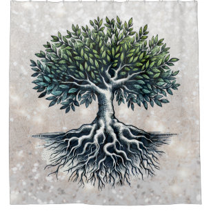 Tree of Life Shower Curtain